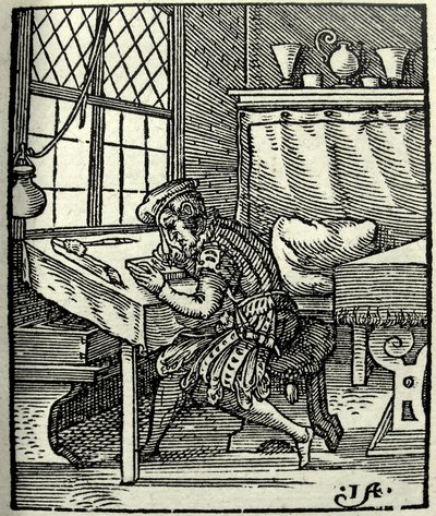 De Houtsnijder, 1568 door Jost Amman